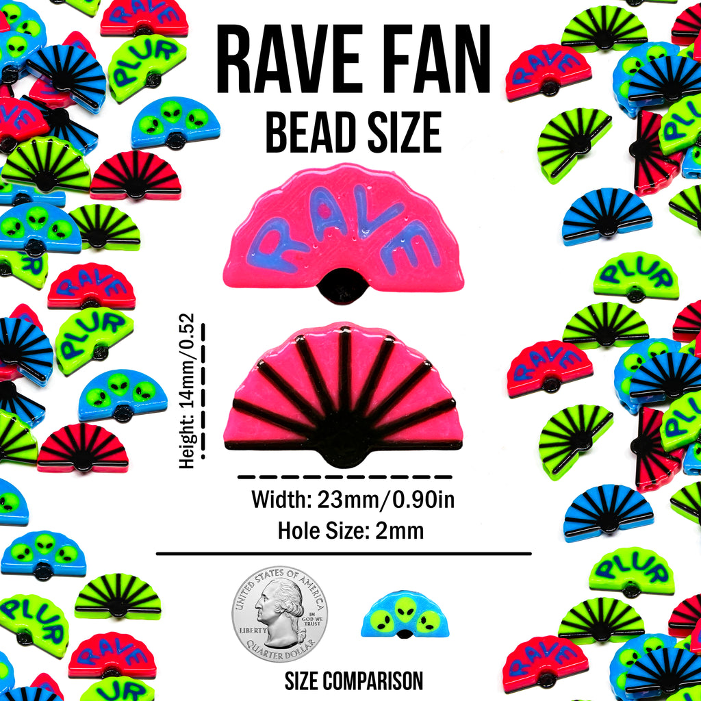Rave Fan Beads