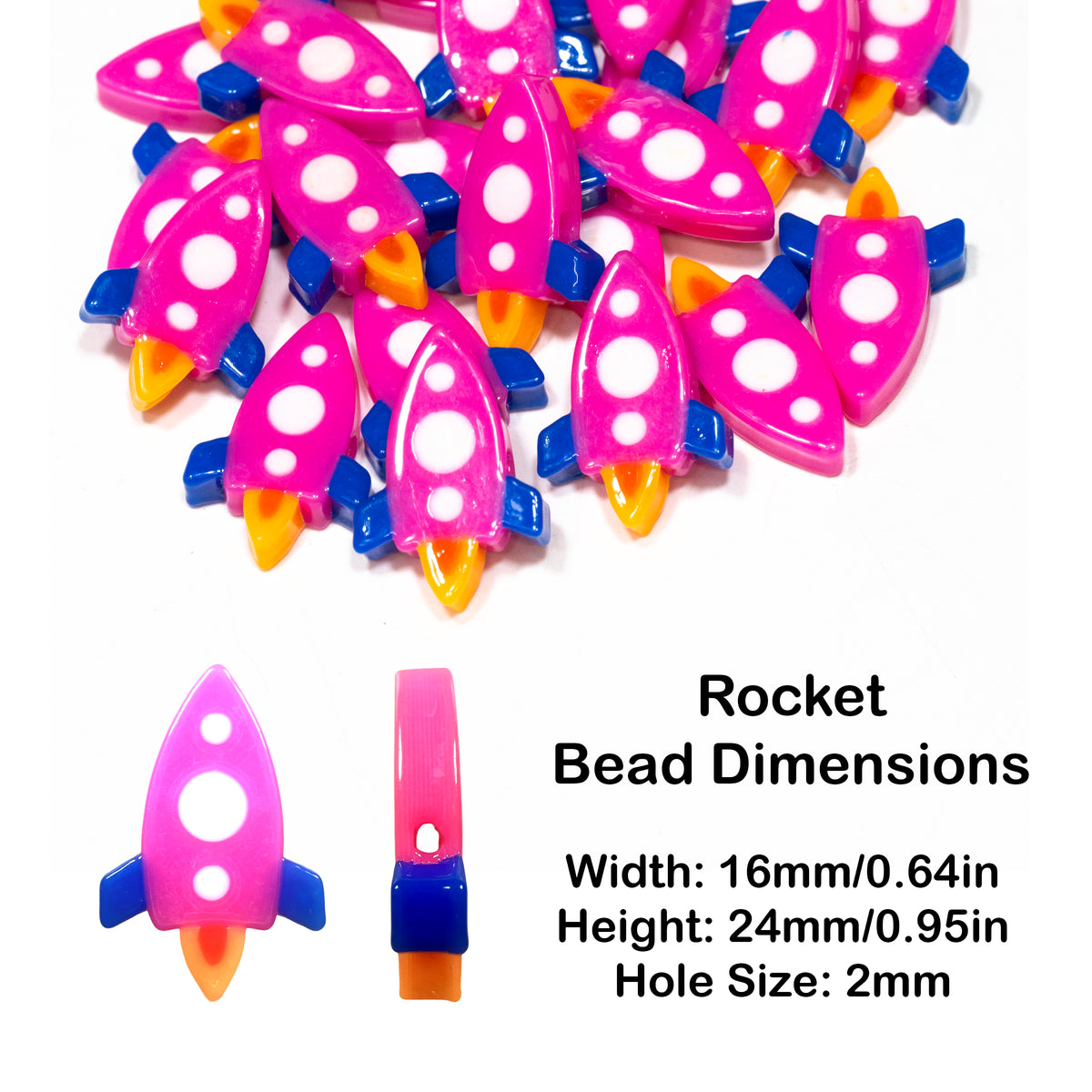 Rocket Ship Beads