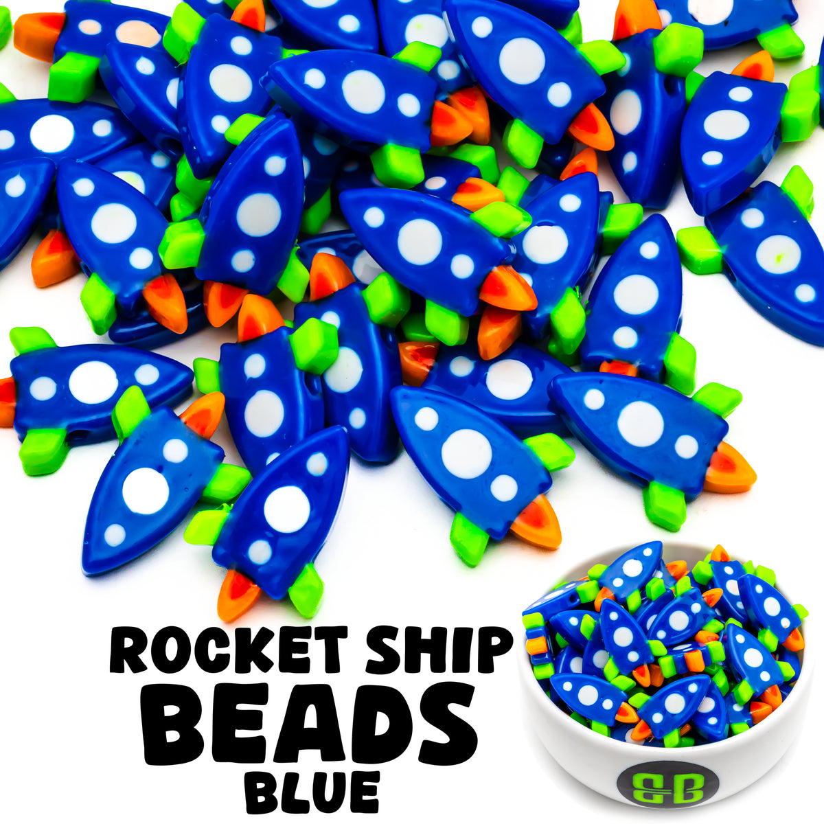 Rocket Ship Beads