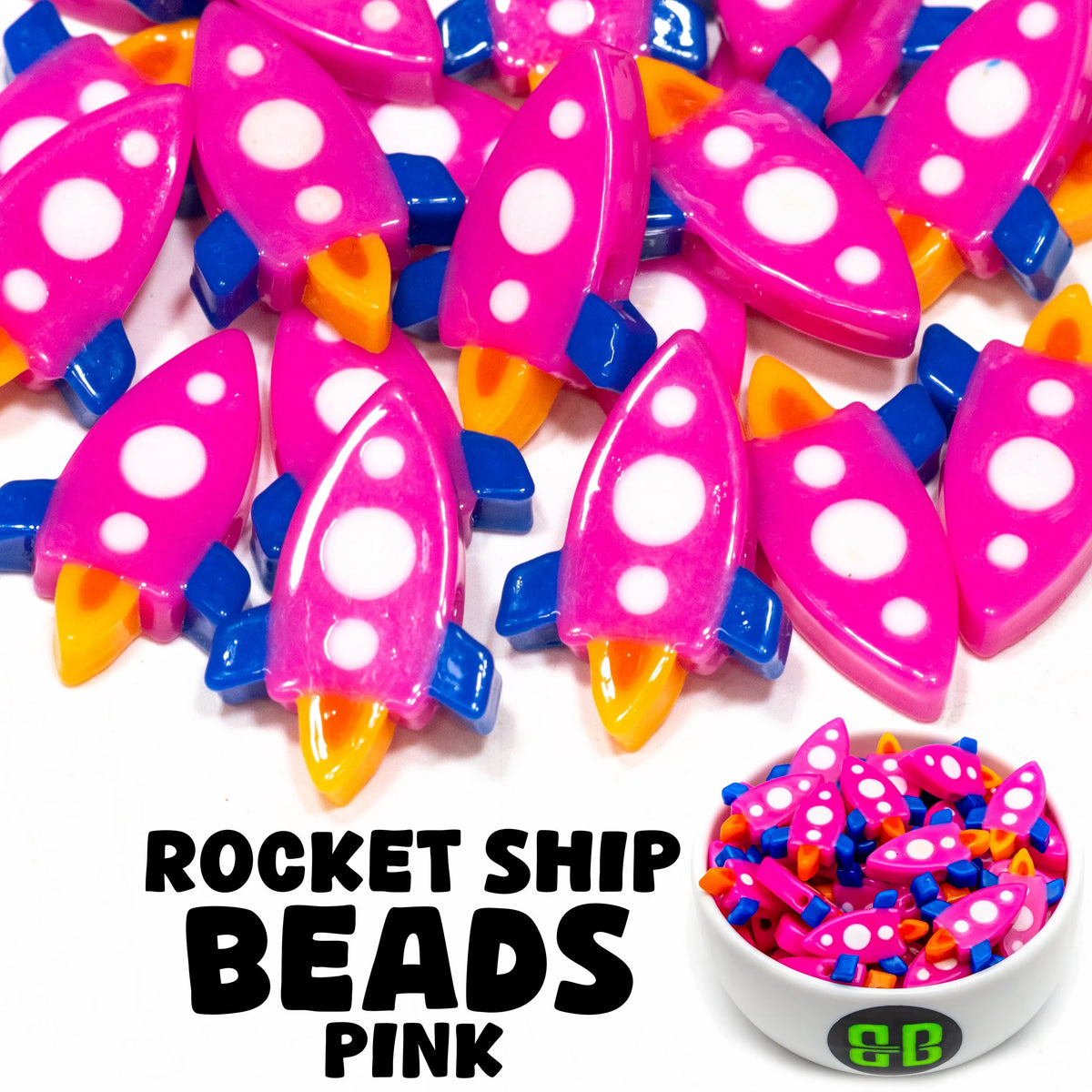 Rocket Ship Beads