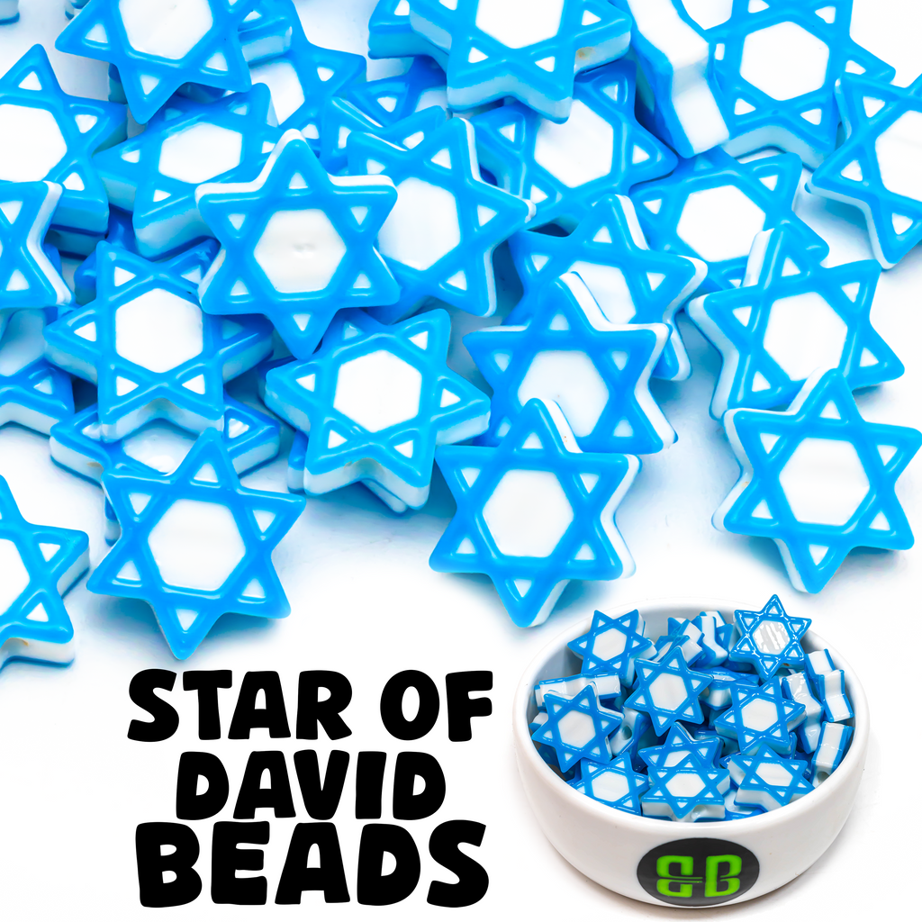 Star of David Beads