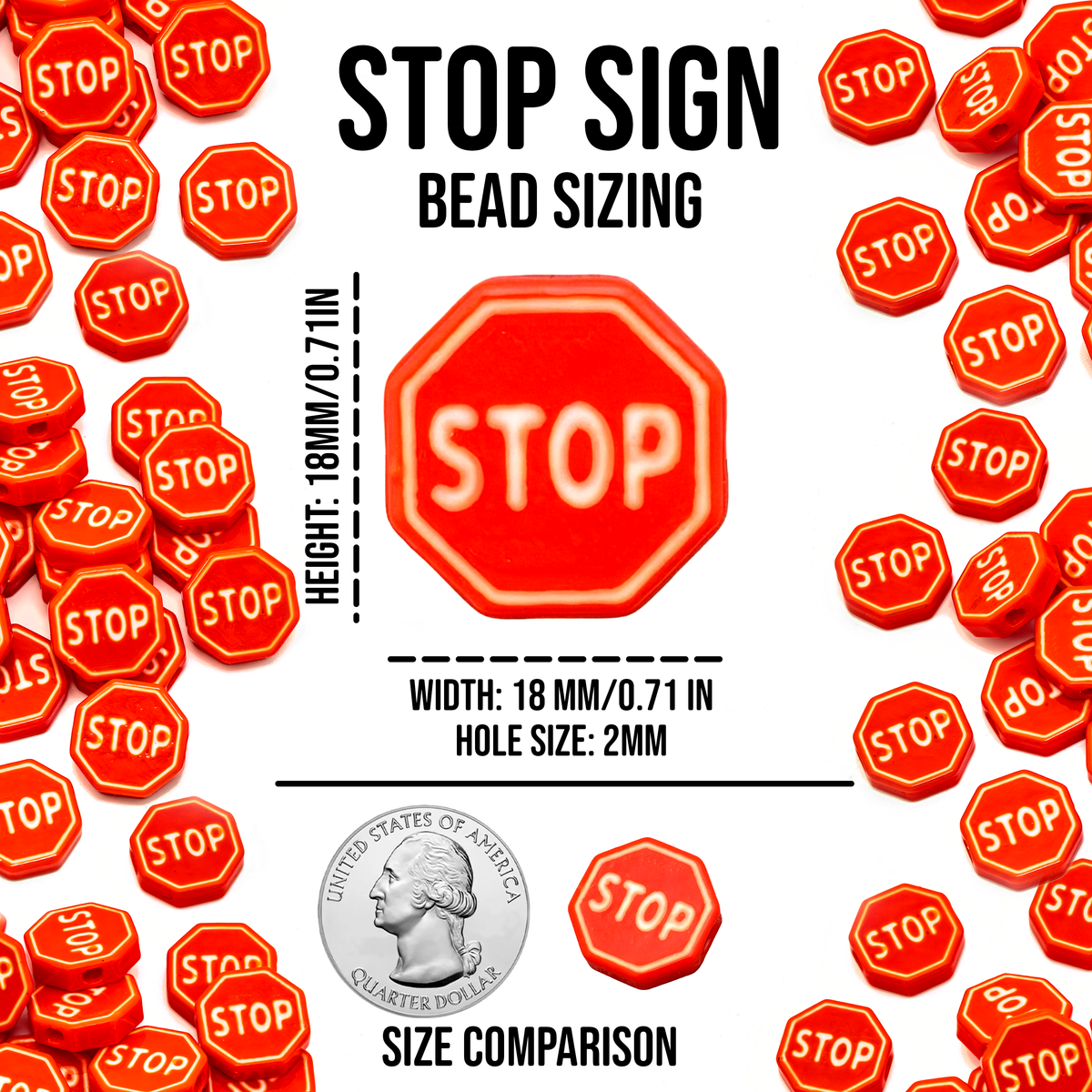 Stop Sign Beads