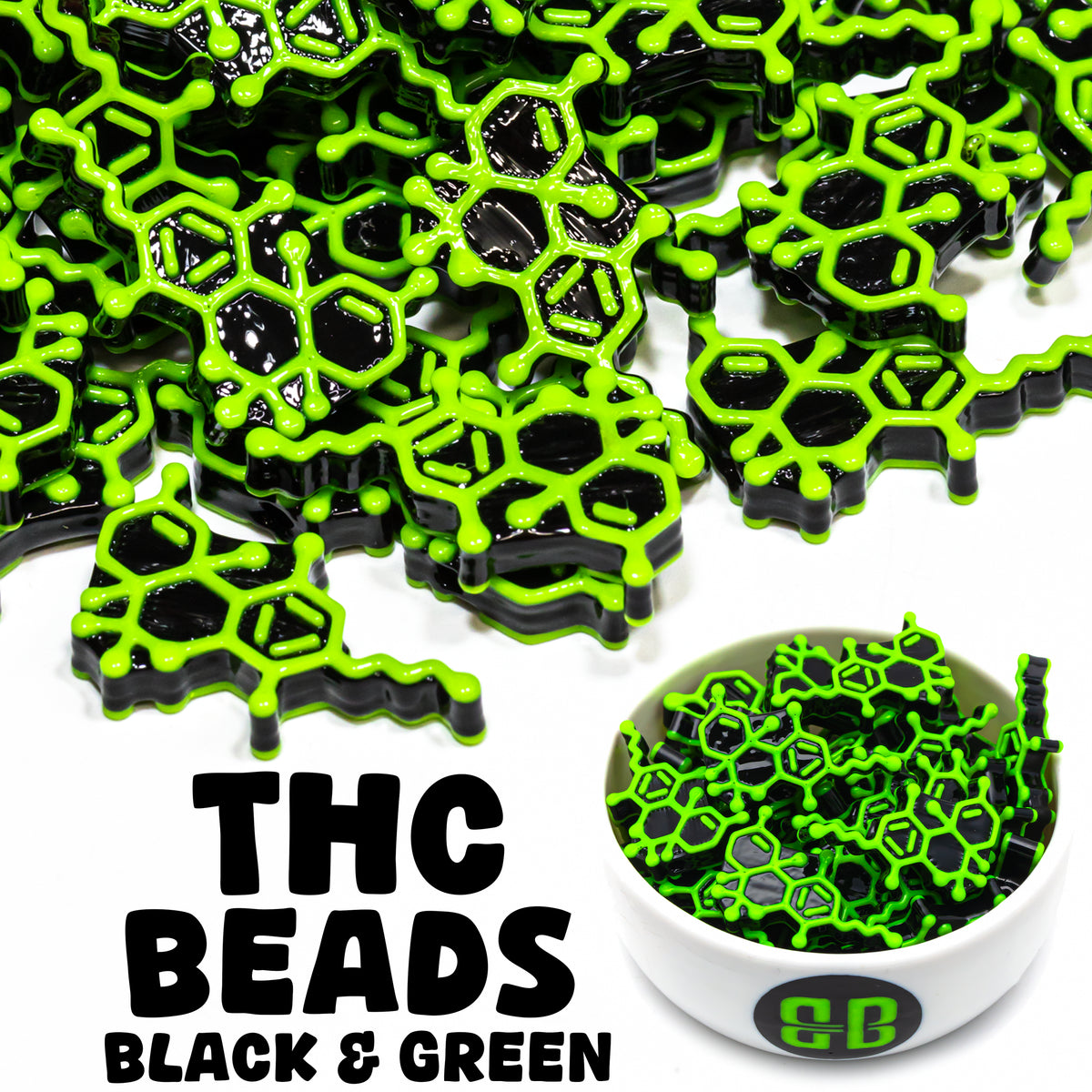 THC Molecule Beads