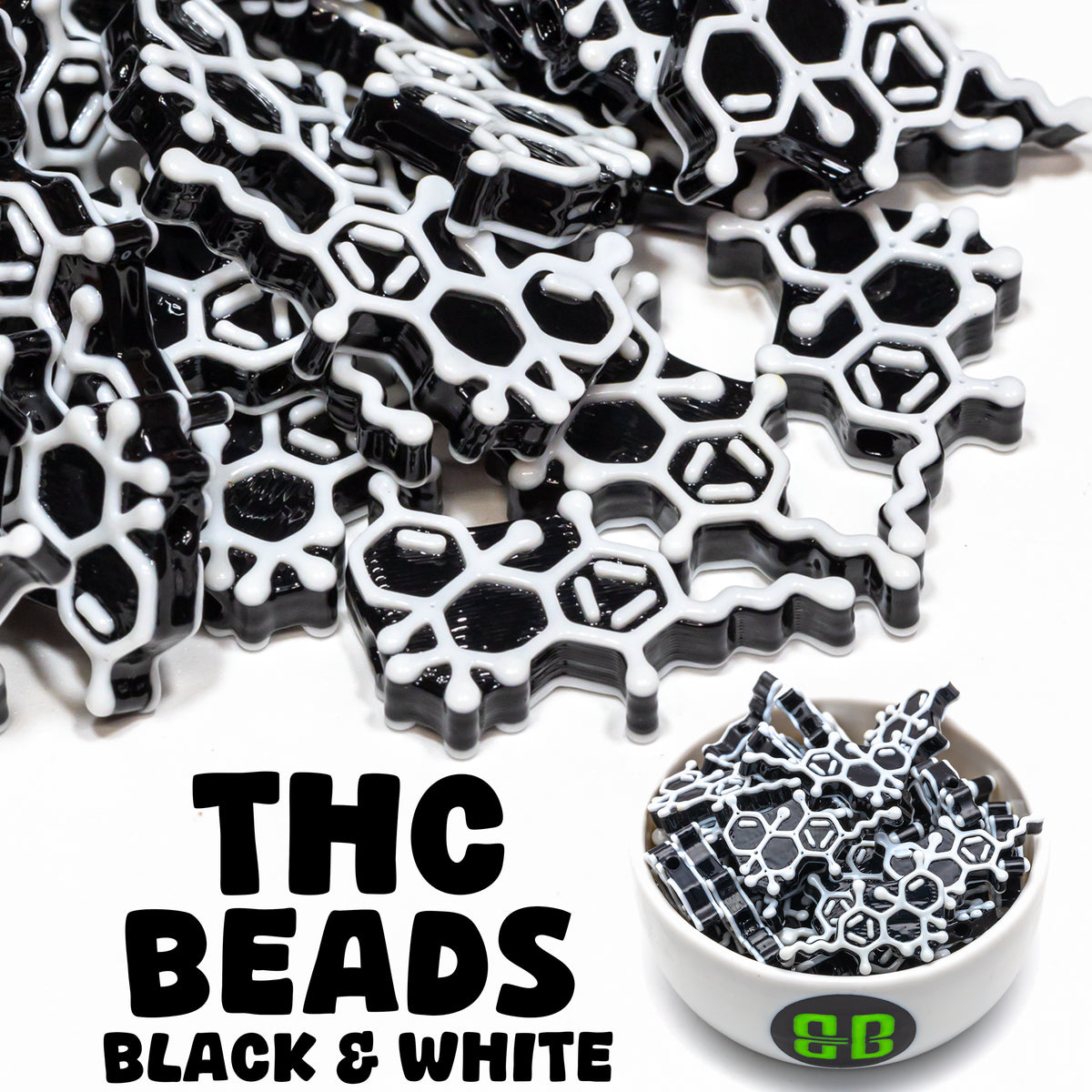 THC Molecule Beads
