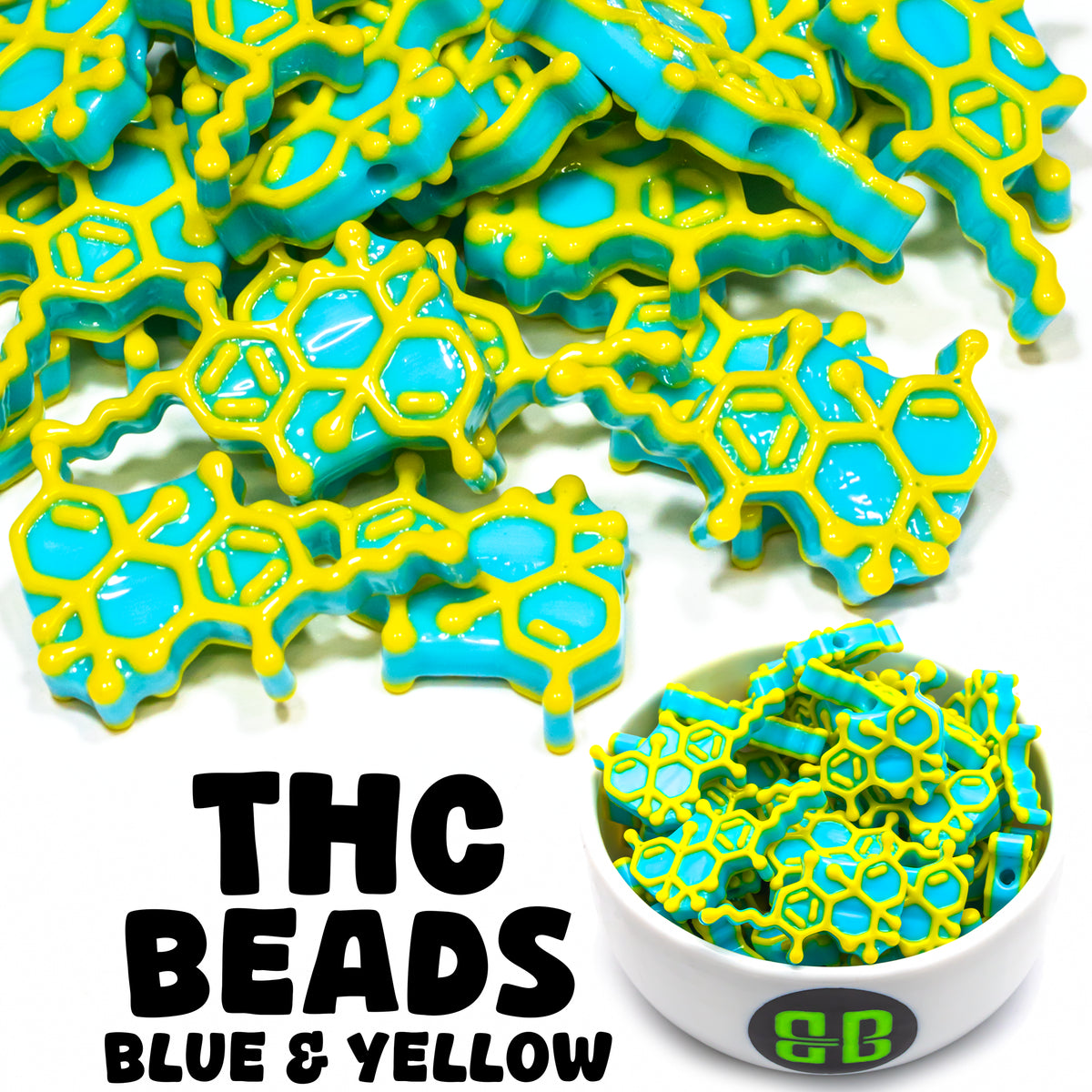 THC Molecule Beads