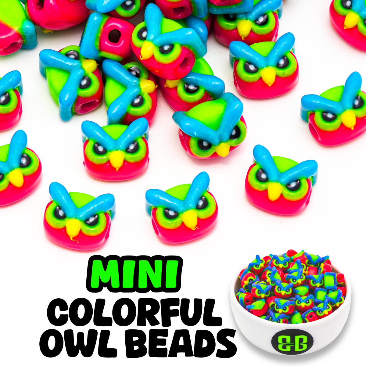 Mini Owl Beads