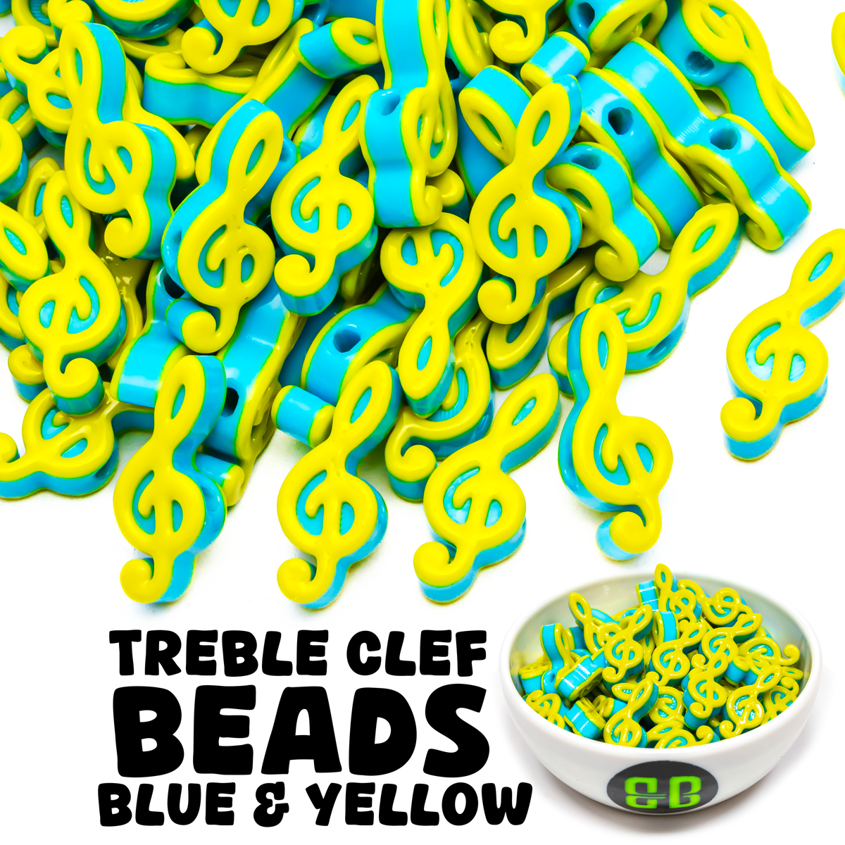 Treble Clef Beads