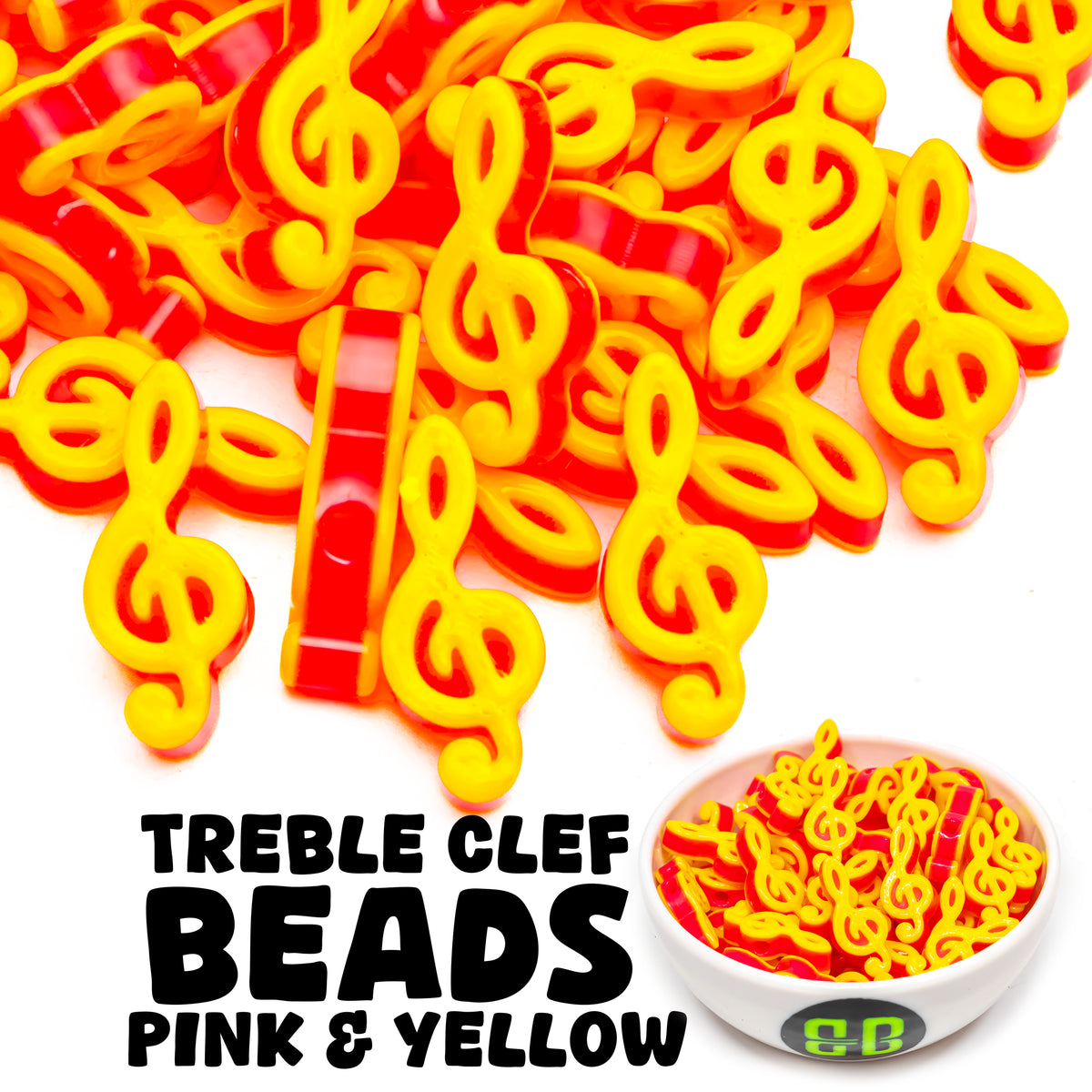 Treble Clef Beads
