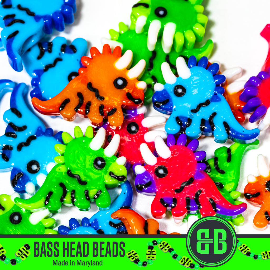 Triceratops Beads