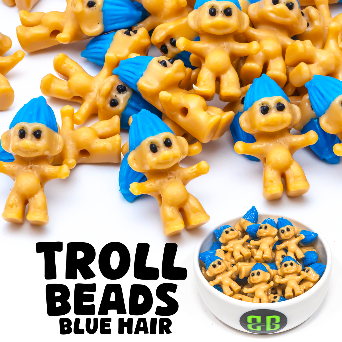 Troll Doll Inspired Beads