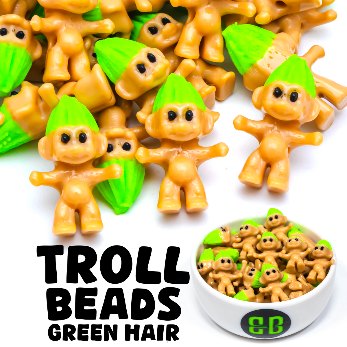 Troll Doll Inspired Beads