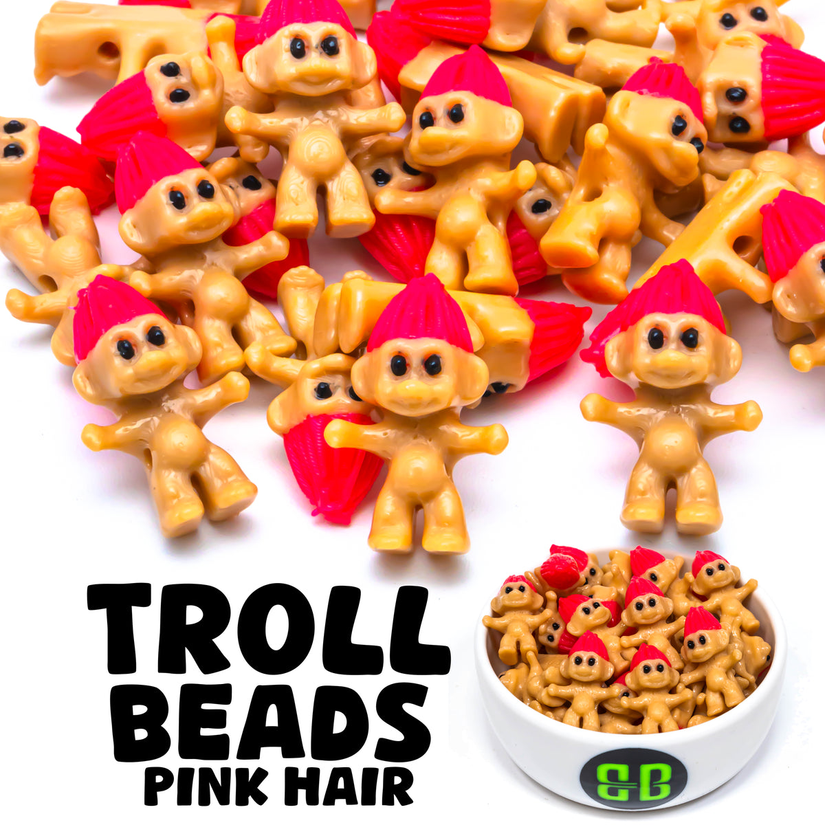 Troll Doll Inspired Beads