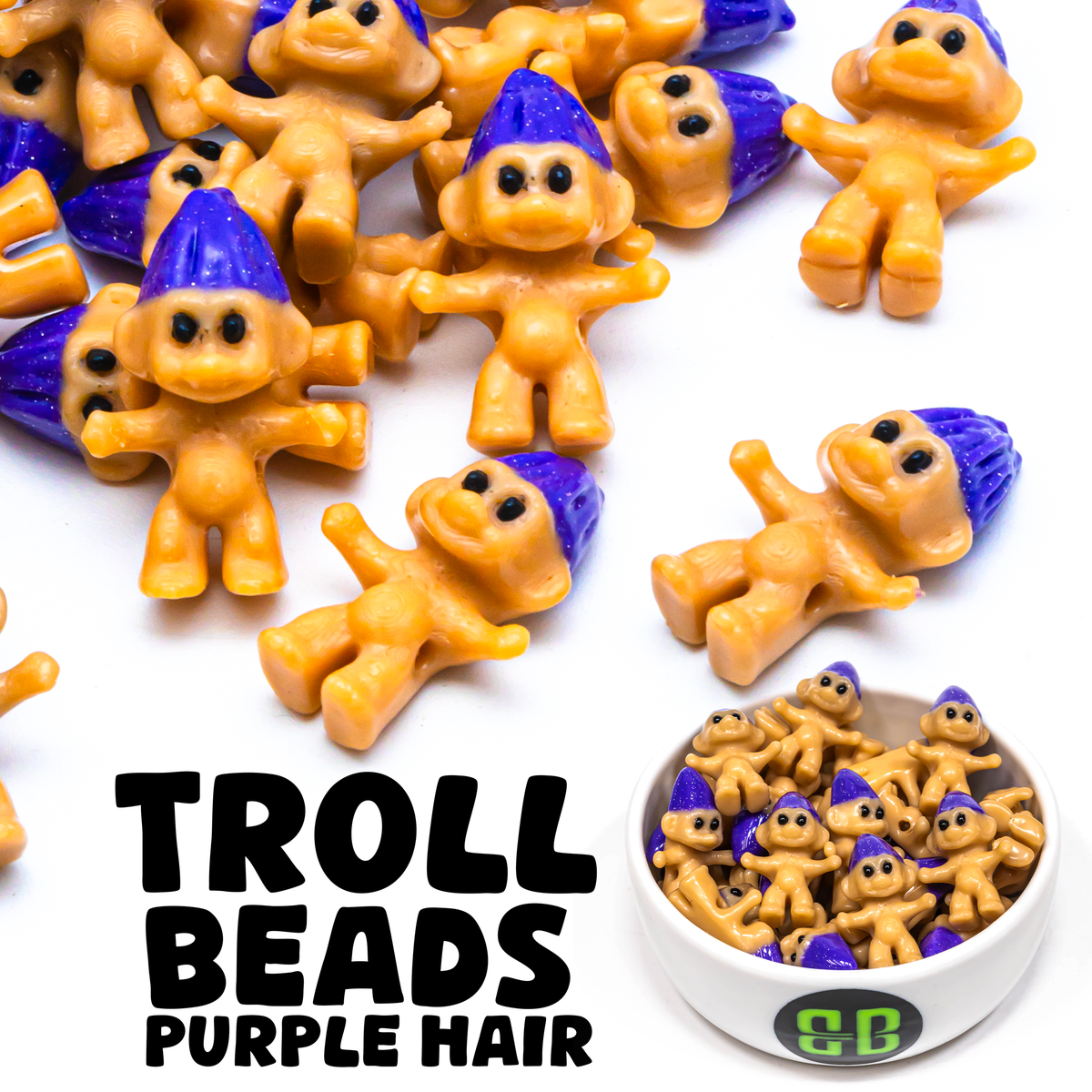 Troll Doll Inspired Beads