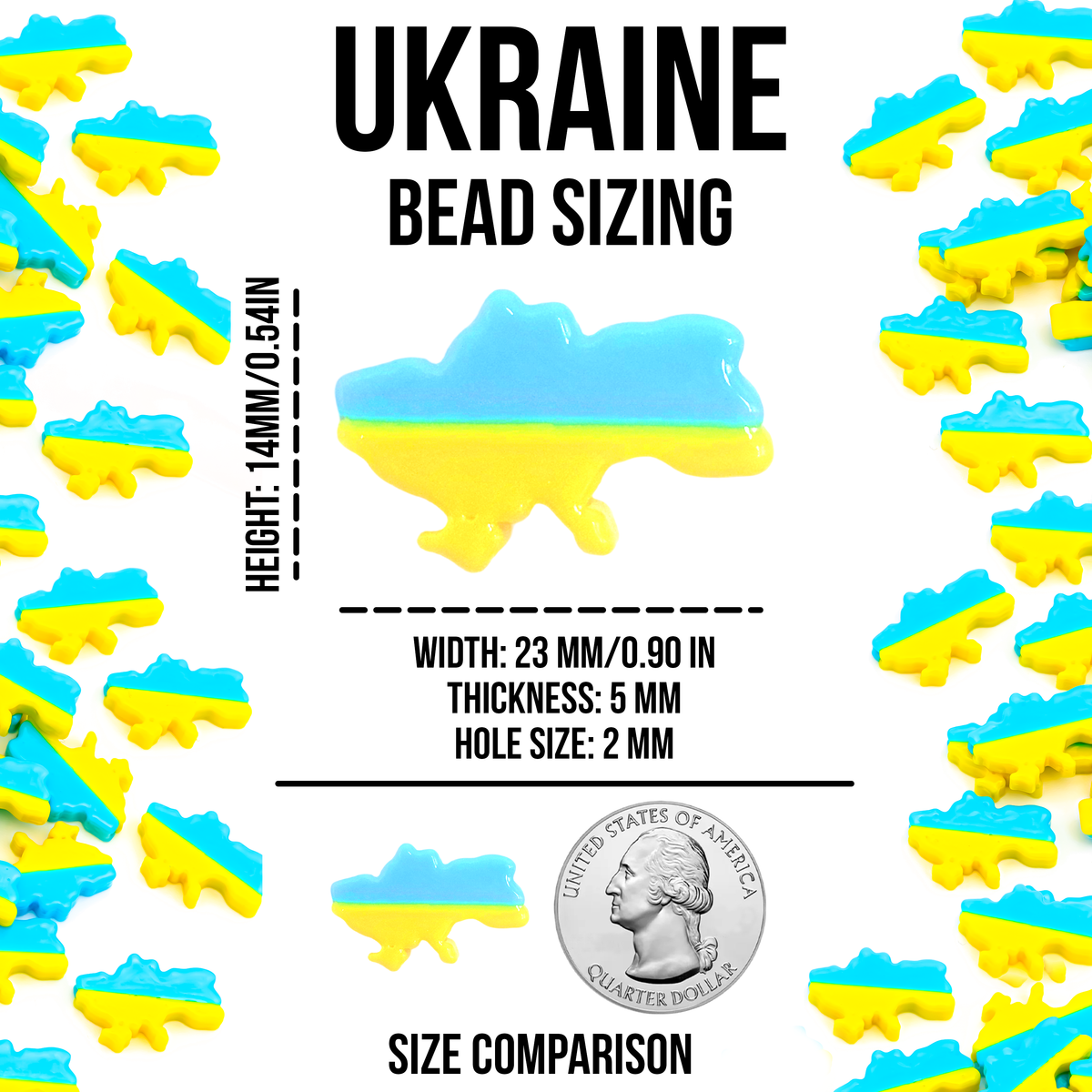 Ukraine Charity Beads