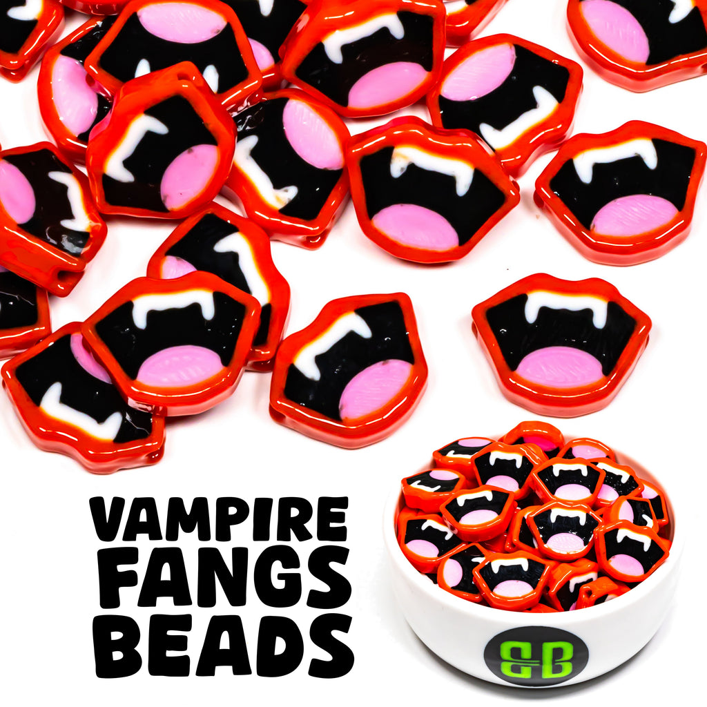 Vampire Fangs Beads