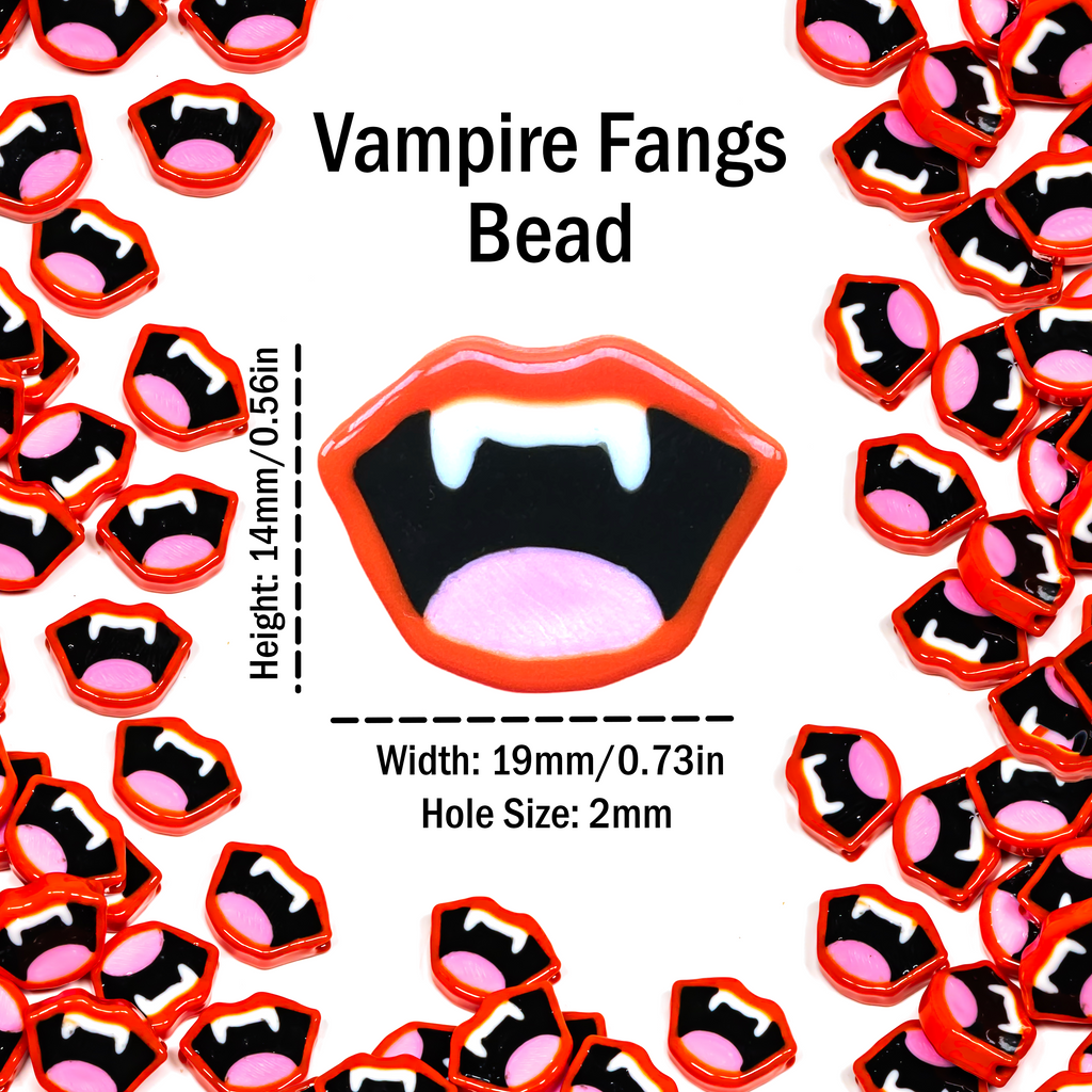 Vampire Fangs Beads