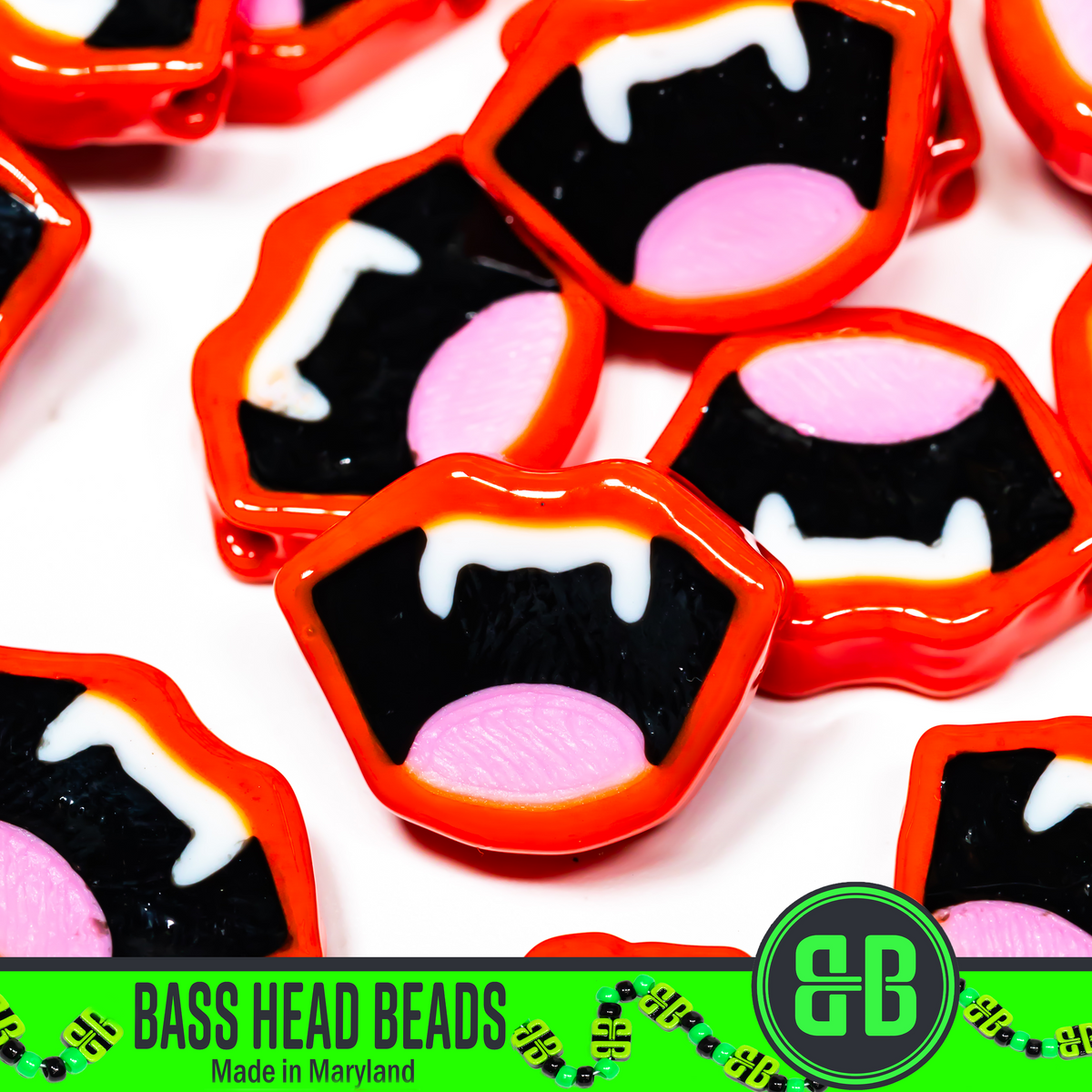 Vampire Fangs Beads