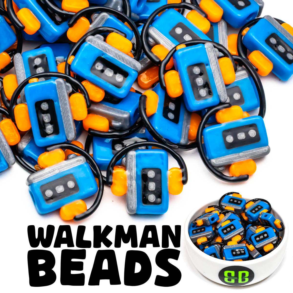 Walkman Inspired Beads