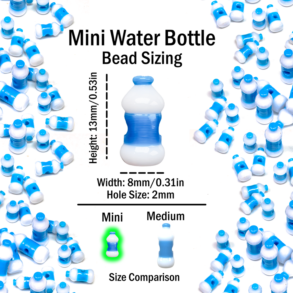 Mini Water Bottle Beads