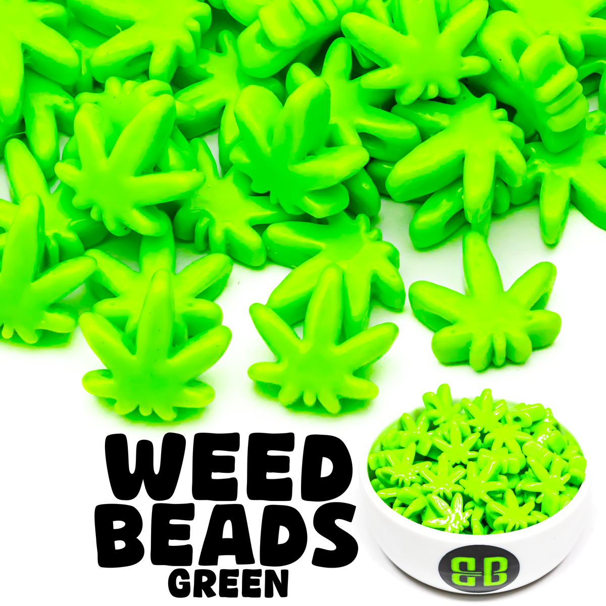 Weed Leaf Beads