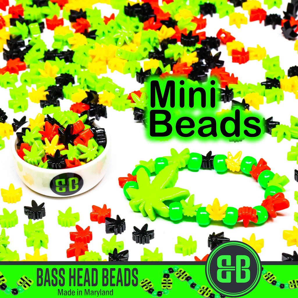 Mini Weed Leaf Beads