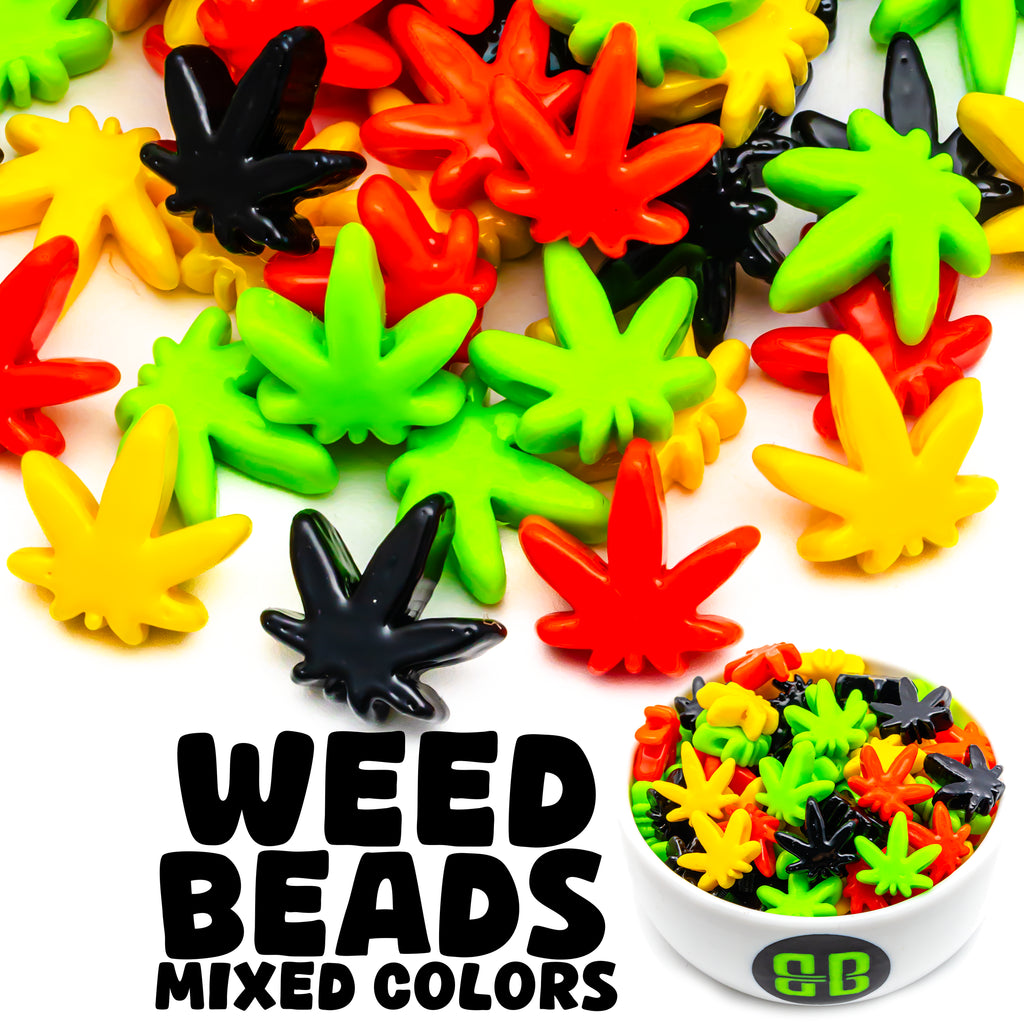 Weed Leaf Beads