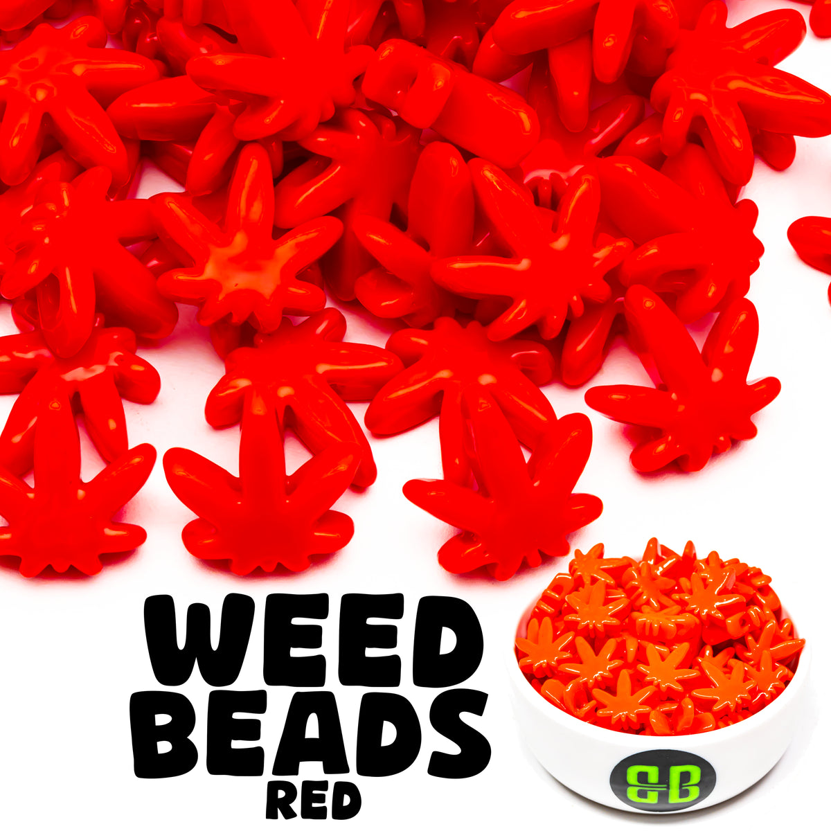 Weed Leaf Beads