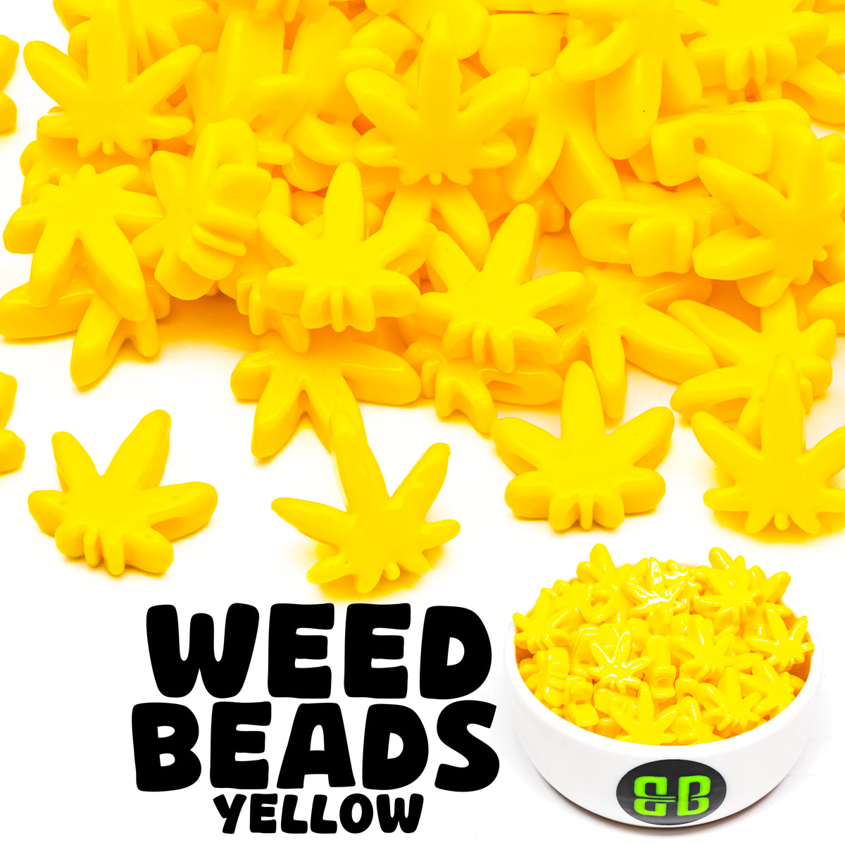 Weed Leaf Beads